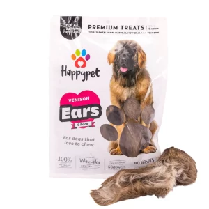 Happy Pet Venison Ears 6 Pack